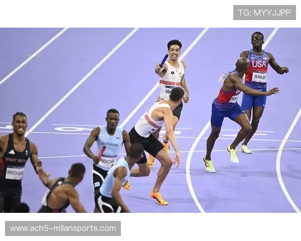 400 米接力惊魂：交换棒掉地仍夺金